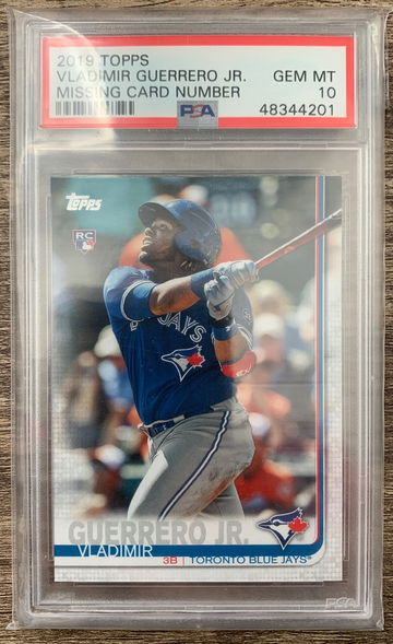 Vladimir Guerrero Jr Missing Card Number