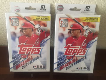 2021 Topps Series 1 Walmart Hanger (2 Box Lot)