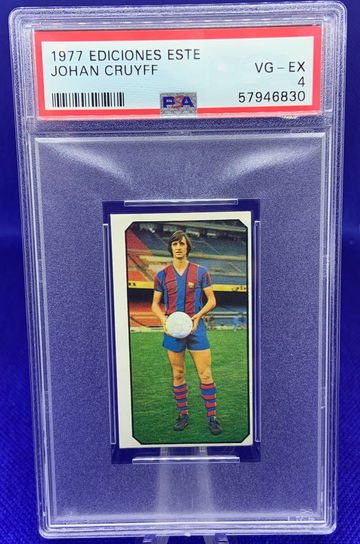 1977 Ediciones Este Johan Cruyff PSA 4 FC Barcelona