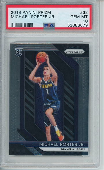 2018 Panini Prizm Michael Porter Jr. PSA 10 Gem-Mint