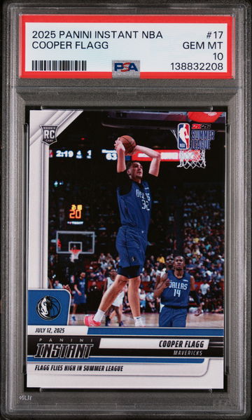2025 Panini Instant NBA Cooper Flagg #17 /5310 PSA 10