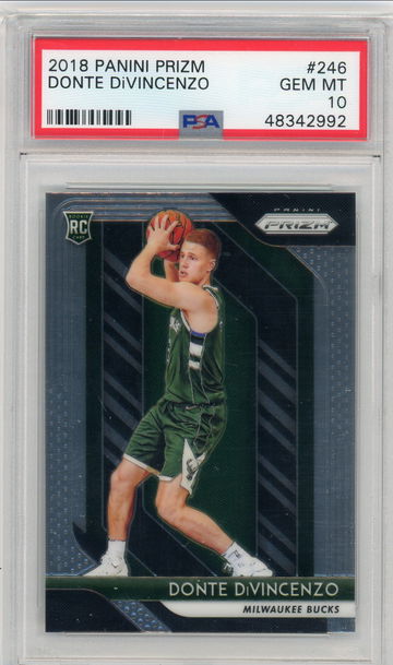 2018 Prizm Donte DiVincenzo PSA 10