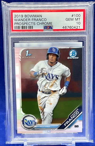 2019 Bowman Wander Franco Prospects Chrome PSA 10 46760421