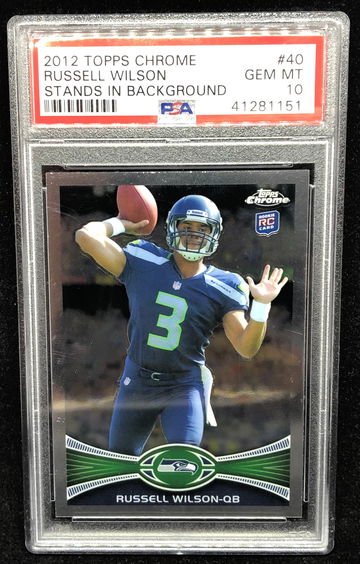 Russell Wilson 2012 Topps Chrome #40 Rookie