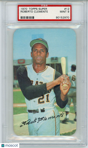 1970 Topps Super #12 Roberto Clemente PSA 9