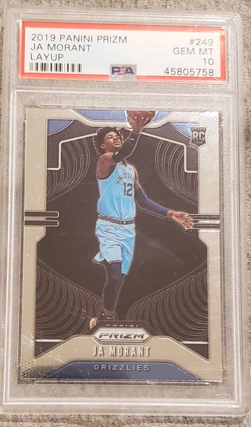 2019 Prizm Ja Morant Layup Variation Psa 10