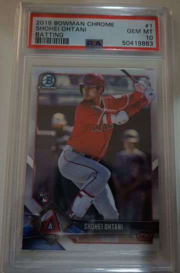 2018 Bowman Chrome Shohei Ohtani RC (PSA 10)