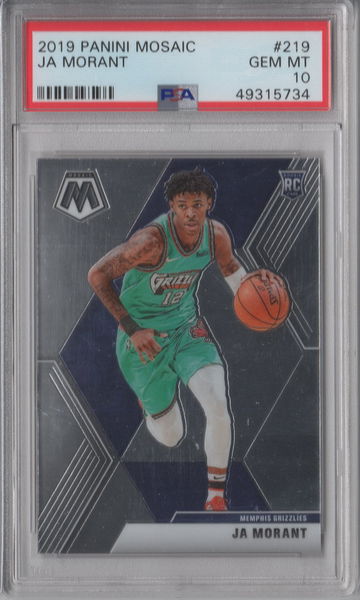 2019 Mosaic Ja Morant PSA 10