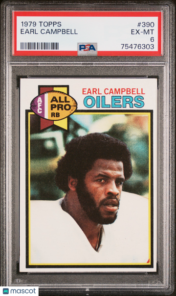 1979 Topps 1979 Topps Earl Campbell #390 PSA 6