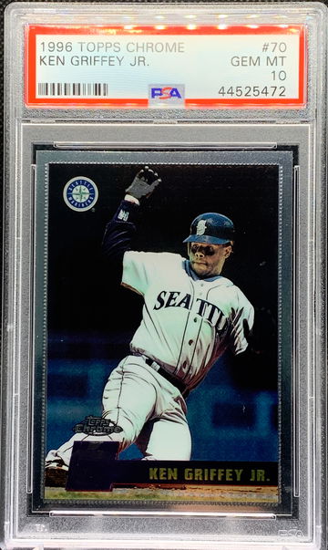 1996 TOPPS CHROME KEN GRIFFEY JR #70 PSA 10!