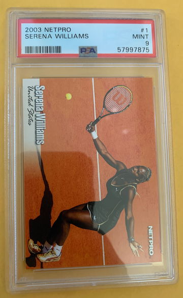 2003 netpro Serena Williams psa 9