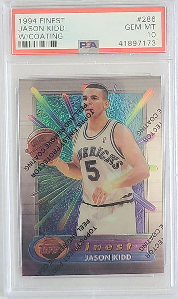 Jason Kidd Finest 1994 w/coating RC Rookie 