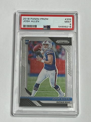 Josh Allen 2018 panini Prizm PSA 9 