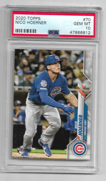 Nico Hoerner 2020 Topps PSA 10