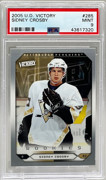 2005 Upper Deck Victory Sidney Crosby RC PSA 9 Mint