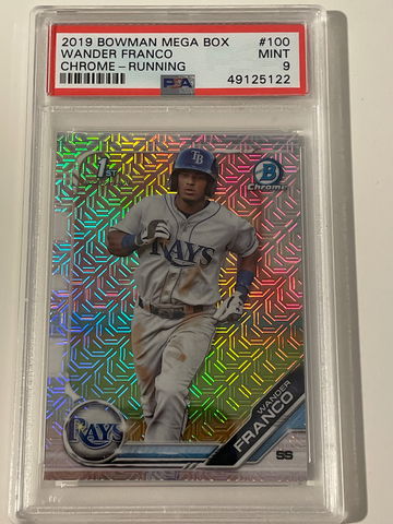 2019 Wander Franco Bowman Mega Box Running PSA 9