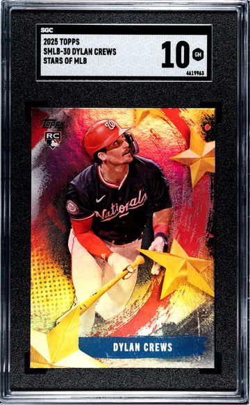 2025 Topps #SMLB-30 Dylan Crews Stars of MLB SGC 10