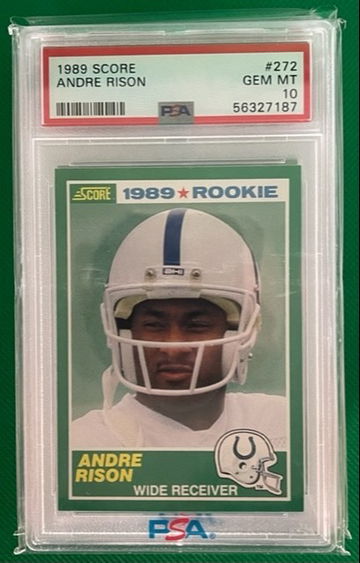 1989 Score Andre Rison PSA 10 GEM MT