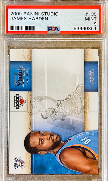 2009 Panini Studio James Harden RC PSA 9! 🔥📈