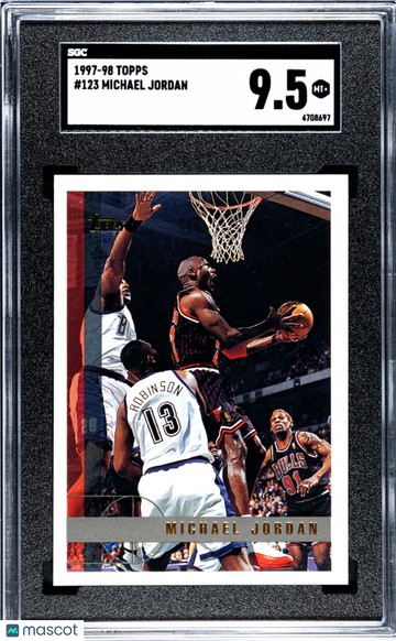 1997 Topps Michael Jordan #123 SGC 9.5
