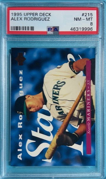 1995 Upper Deck Alex Rodriguez #215 - PSA 8 NM-MINT Seattle Mariners NY Yankees 