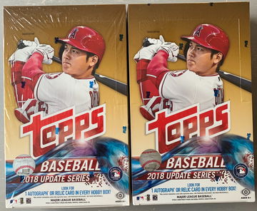 2018 Topps Update Series Hobby Box (2) 
