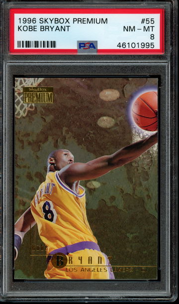 1996 Skybox Premium #55 Kobe Bryant PSA 8 NM-MT