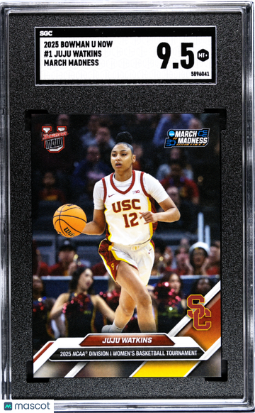 2025 Bowman U Now March Madness Juju Watkins #1 SGC 9.5