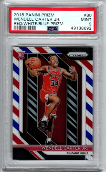2018 Panini Prizm Wendell Carter Jr RWB