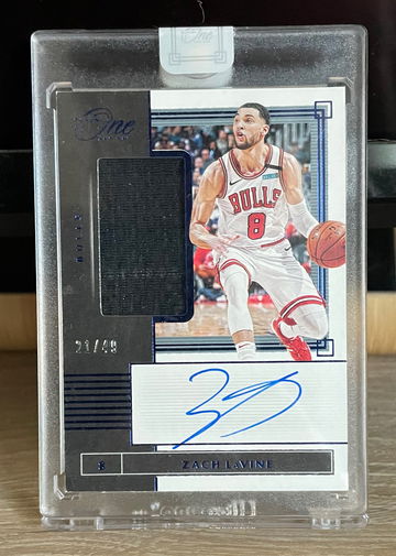 2019 one and one Zach lavine auto autograph /49