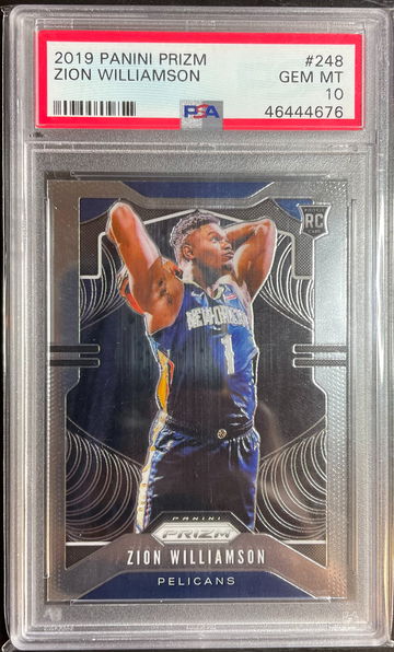 Zion Williamson Panini Prizm #248 Rookie PSA 10