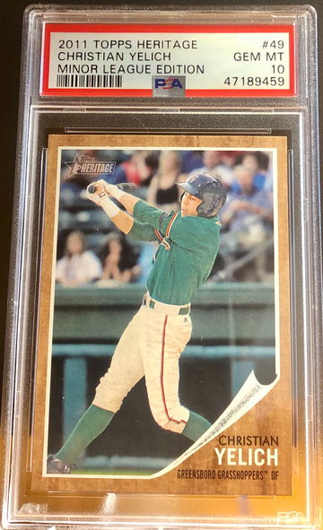 2011 Topps Heritage Christian Yelich
