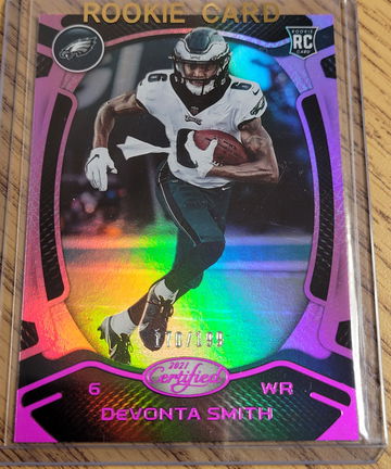 2021 Panini Certified Pink DeVonta Smith #105 RC /199
