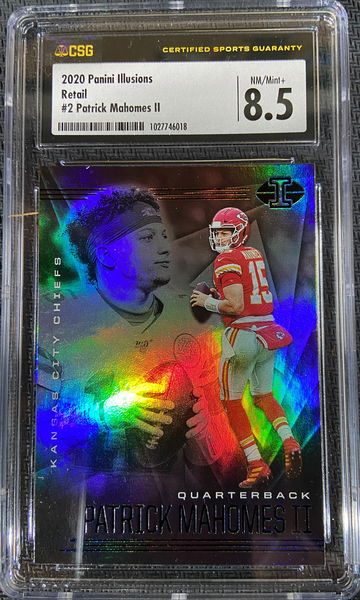 2020 Panini Illusions Patrick Mahomes CSG 8.5 MINT