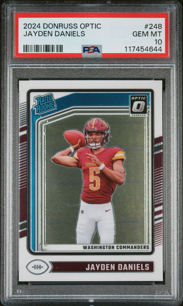 2024 Panini Donruss Optic Jayden Daniels #248 RC PSA 10