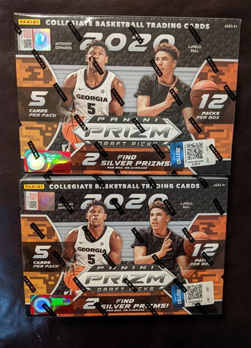2020 Panini Prizm NBA Draft Picks Mega Box Lot