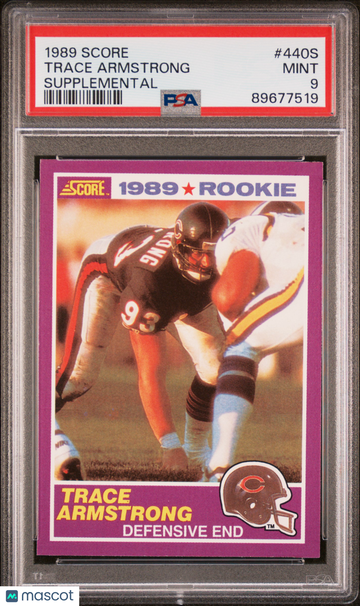 1989 Score Supplemental Trace Armstrong #440S PSA 9