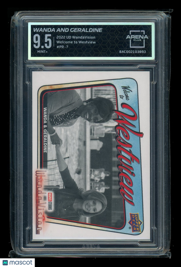 2022 Upper Deck WandaVision Welcome to Westview #PR-7 Arena Club 9.5