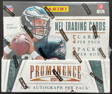 Panini 2013 Prominence NFL Trading Cards Hobby Box