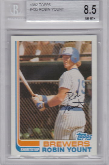 1982 Topps Robin Yount #435 BGS NM-MT+ 8.5