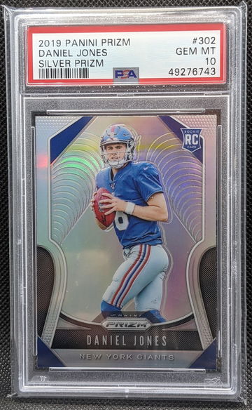 2019 Panini Prizm Daniel Jones Silver Prizm PSA 10