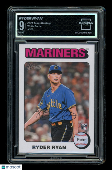 2024 Topps Heritage Ryder Ryan #326 RC Arena Club 9