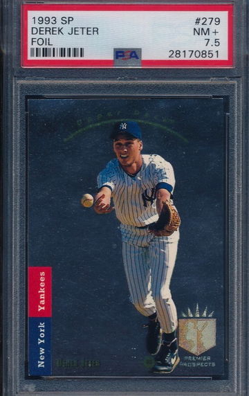 Derek Jeter 1993 SP Foil RC PSA 7.5