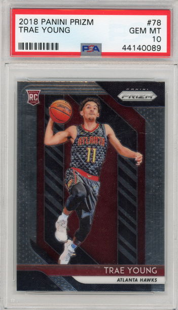 Trae Young RC 2018 Panini Prizm Rookie PSA 10 #78 
