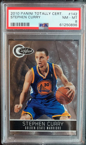 2010 Panini Totally Certified Stephen Curry PSA 8