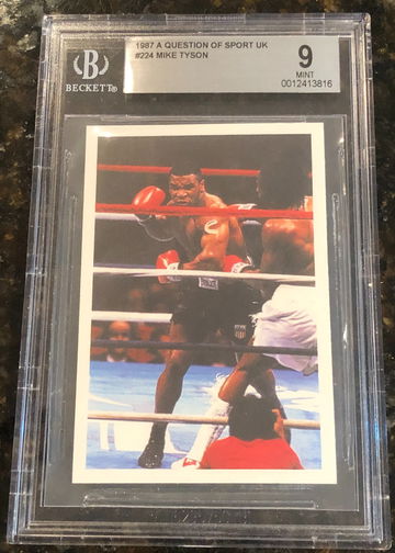 1987 A Question of Sport UK Mike Tyson BGS 9