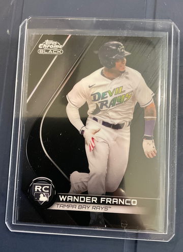 Wander Franco 2022 Topps Chrome Black Variation Rookie Card! 1x per Case SP RC!