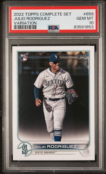 2022 Topps Complete Set Variation Julio Rodriguez #659 PSA 10