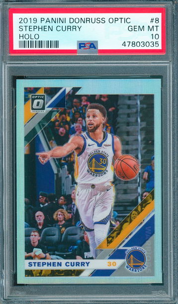 Stephen Curry 2019 Optic Holo PSA 10 (3035)