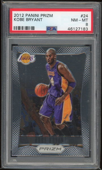 2012 Panini Prizm Kobe Bryant PSA 8